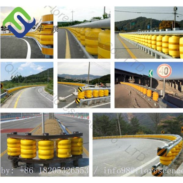 Roadway Safety Highway Barrier Crash Rolling Guardrail Roller Barrier