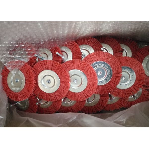 High Performance Nylon Wire Wheel Brush Filament Drill Brush Flat Wheel