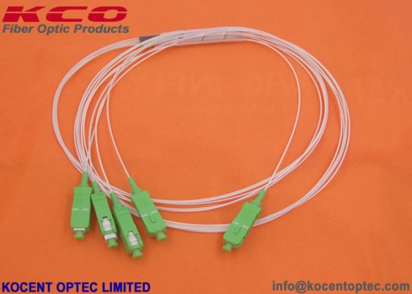 1.0m 1.5m 2.0m Fiber Optic Coupler Splitter 0.9mm LSZH 1x4 High Stability Blockless