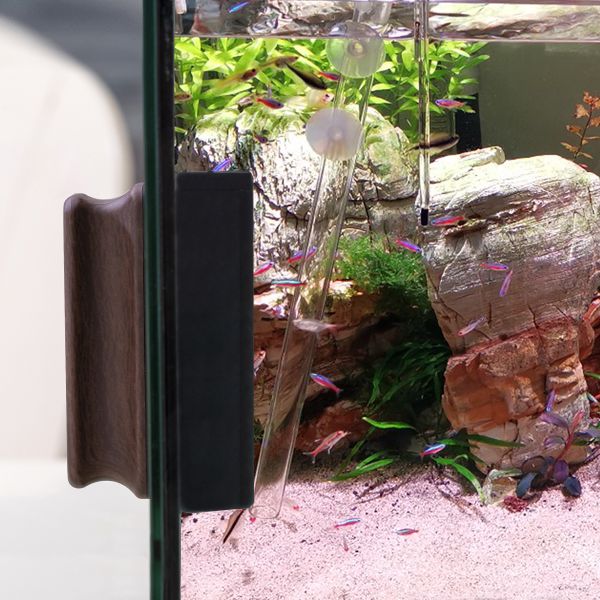 Aquarium Strong Magnetic Cleaner Algae Magnet Cleaning Tool with Scraper Floating Brush for Fish Glass Tank