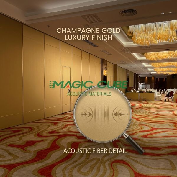 Polyester Fiber Acoustic Panel 600x600mm 15mm Sound Absorbing Wall Board for Hotel Lobby Interior Decoration