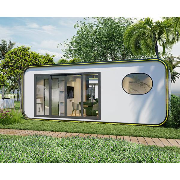 Portable Custom Prefab House 40FT Movable Wind Proof With Steel Frame
