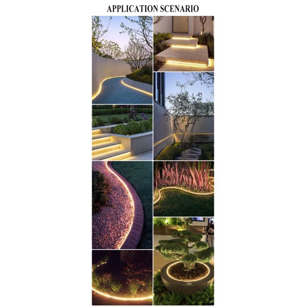 Flexible Solar Strip Light for Home Decor Wedding Christmas 2835 LEDs Waterproof IP65