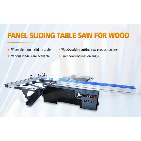 2800mm 3000mm 3200mm Panel de mesa corredera máquina de sierra de madera