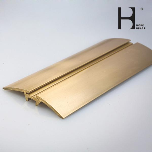 Golden 2m Length Hpb58-2 Brass Door Frame Chrome Plating Surface