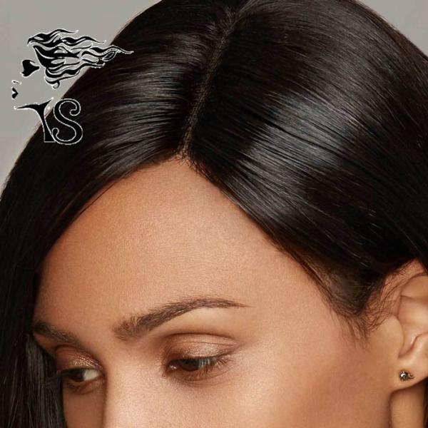 Long Straight Brazilian Lace Frontal Closure Virgin Human Hair / Top Closure Hair Piece