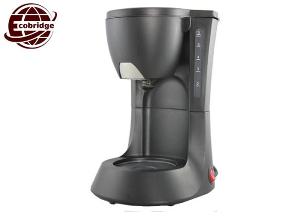 Black 600W 0.6L Electric Drip Coffee Maker Machine Removable Filter Easy To Control
