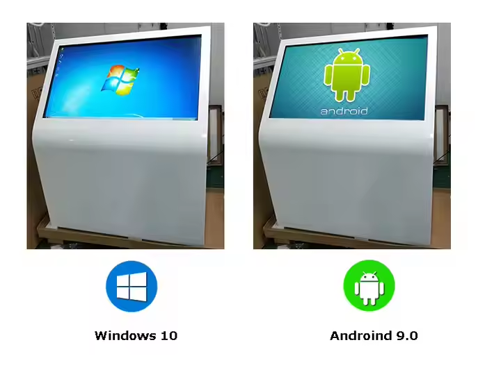 55inch Indoor Kiosk Advertising Digital Signage LCD Monitor Android windows System LCD Screen Monitor