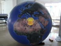 a terra inflável enorme do hélio de 2m Balloons o globo com impressão total de Digitas com o dpi 540*1080 para a feira profissional