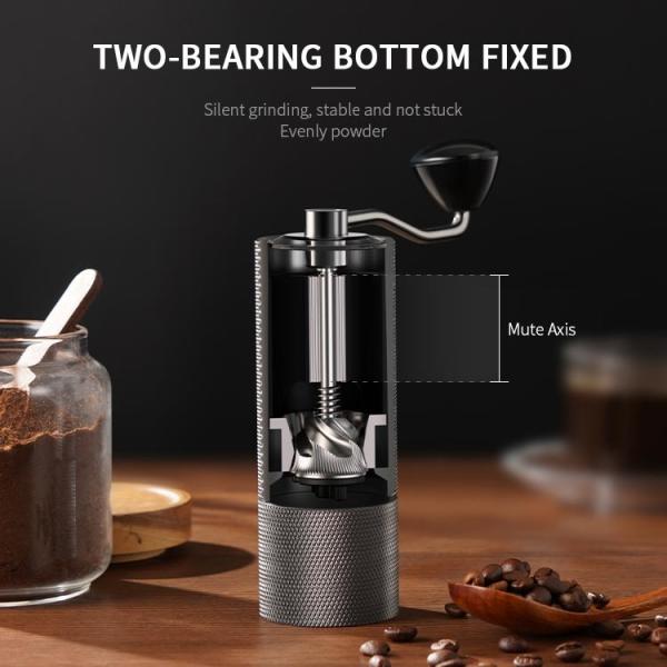 Café Bean Hand Grinder Tool Set do uso da casa do OEM Mini Professional Manual Coffee Grinder
