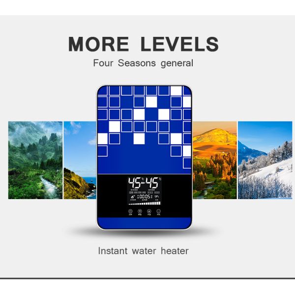 8000W Heating Instant Hot Water Heater Stainless Steel Wall Mounted