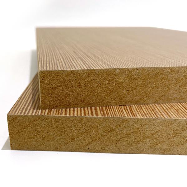 OEM ENF Grade Melamine MDF Board Wood Grain Finish For High Impact Interior Design