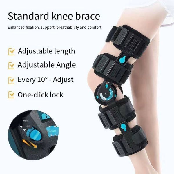 Medical Orthosis Physical Therapy for Fracture Fixator Adjustable Maximum Angle 180°
