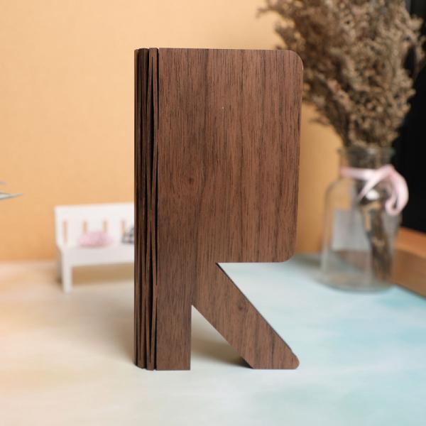 Rechargeable Folding Origami Light Table Paper Lamp Round Home Decoration
