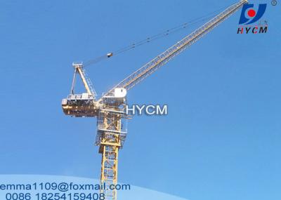 6 toneladas QTD4522 Boom Luffing Crane Torre 1,6 * 3m Secções de mastro dividido