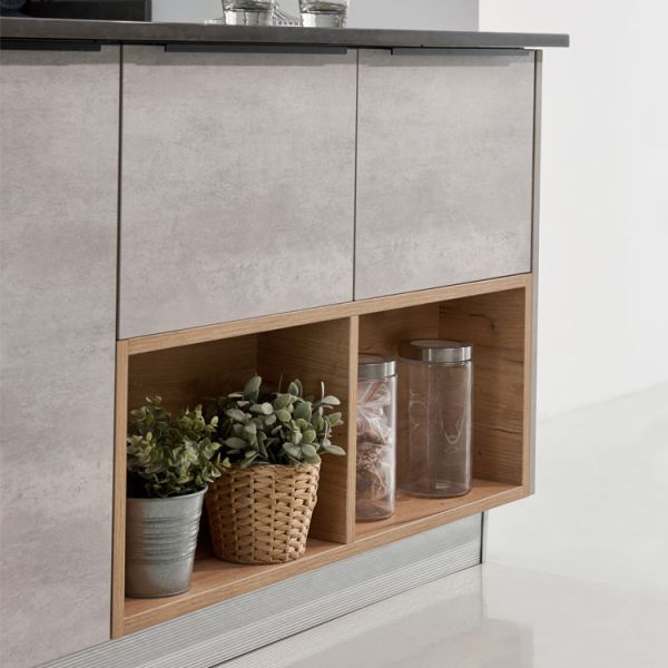 Luxury Lacquer Painting / Melamine Finishing Modular Kitchen Cabinets