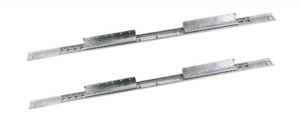 Full Extension Metal Ball Bearing Slide 48MM Width For Dining Telescopic Drawer Table