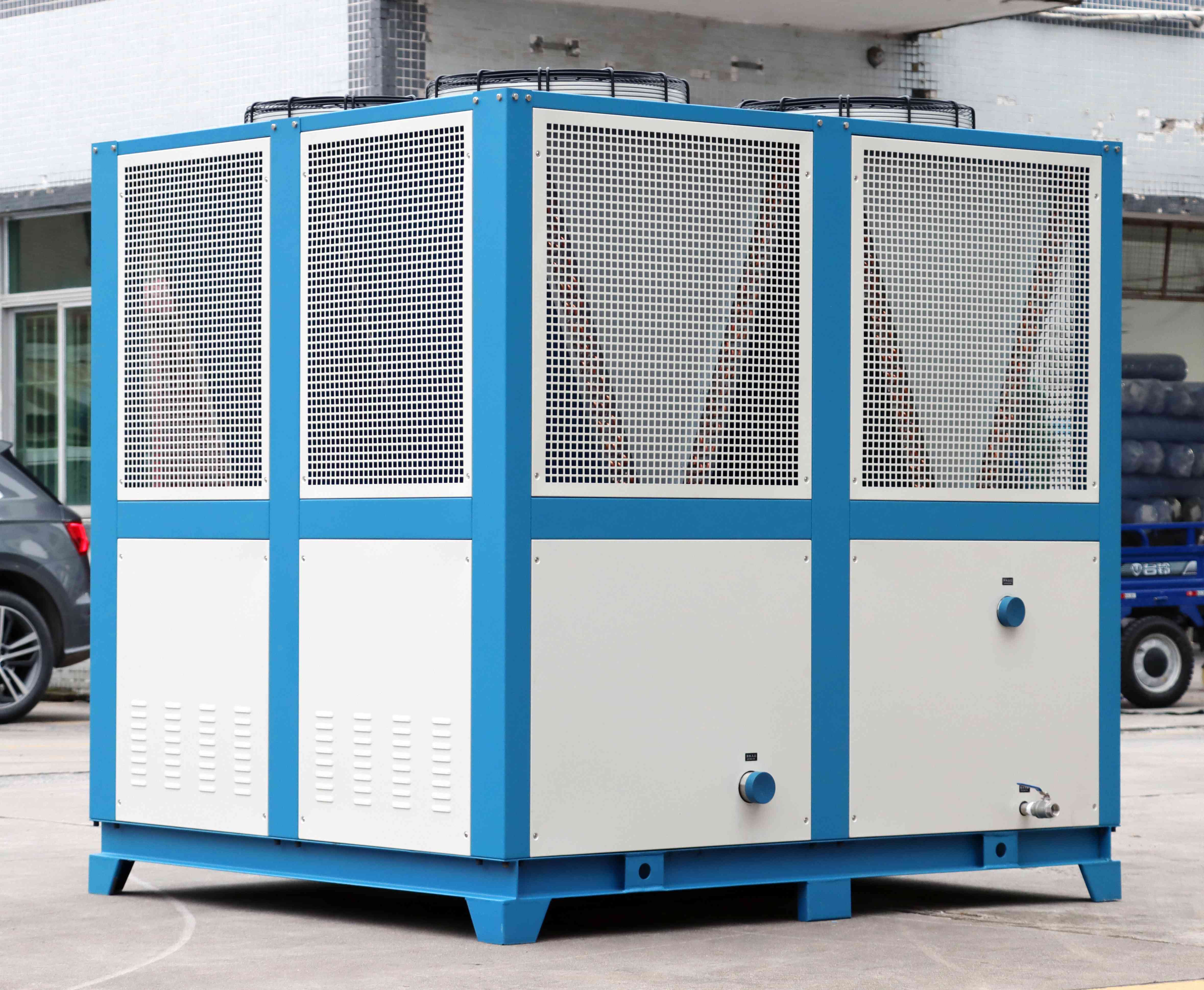 380V 50HZ 3PH Industrial Water Cooled Chiller Microcomputer Control