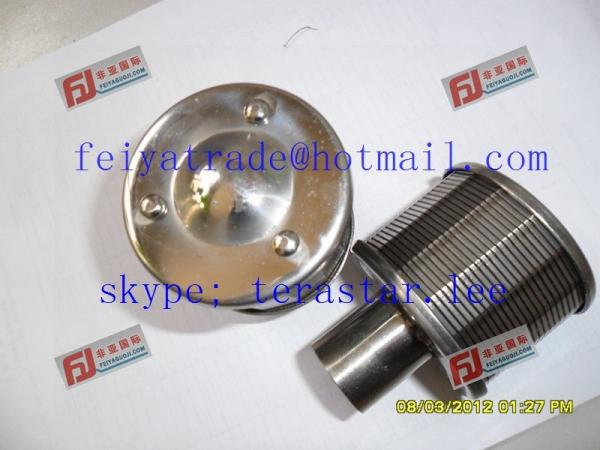 DN45-108 stainless steel wedge wire filter nozzle / johnson screen nozzle /  water & gas strainer nozzle for power plant