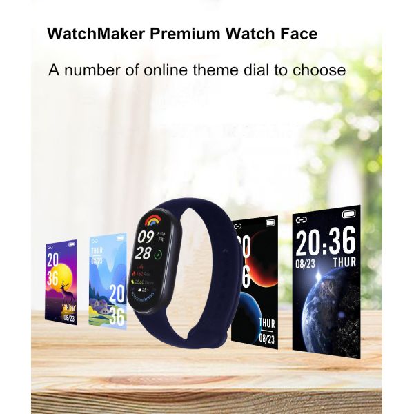 Unisex M9 Waterproof NFC Sport Bracelet Heart Rate Blood Pressure Oxygen Monitoring Fitness Smart Watch