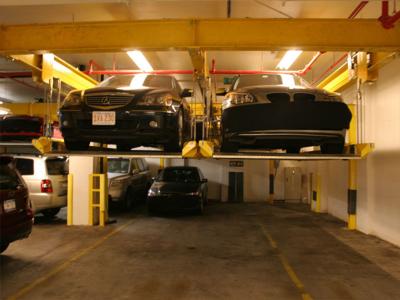 Double Layer Residential Car Parking Lifts SUV Four Post Garage Lift
