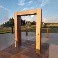 Fontaine en acier corten anti-rouille pour la maison moderne avec soudage par processus