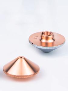 CNCファイバーレーザー切断部品 プレシテック切断頭のためのノズル D28H15M11