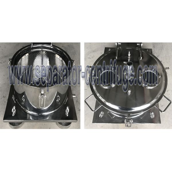 Vertical Basket Centrifuge CBD Oil Extraction Machine High Efficient