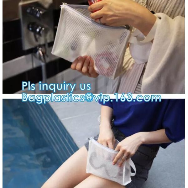 mesh bags, mesh pouch bags, mesh bags, mesh packaging bags, mesh packaging pouch, pvc mesh bags, travel mesh bags, cosme