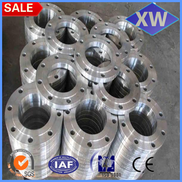 Titanium flange of size dn40 and slip o type for industry use