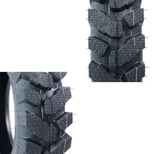 5.00-12 90/90-17 Motorcycle Offroad Tires High Temperature Resistance