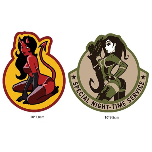Sexy Women Devil Horror Graffiti Kiss Cut Stickers Printing 4cm-8cm