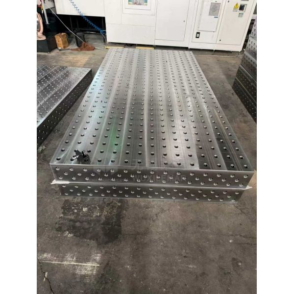 120-inch x 60-inch 3D welding table with 28mm hole spacing