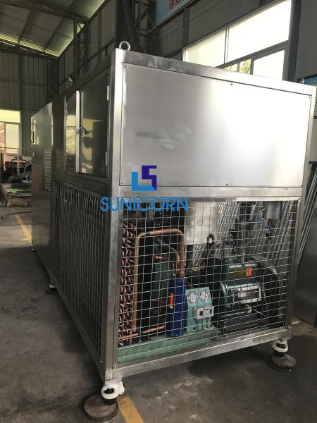 Limpeza fácil industrial da máquina de secagem 50m2 do gelo do vácuo 100m2 200m2