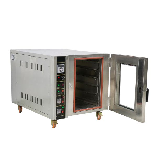 10 Trays Convection Baking Oven With Steam for Vegetable Processing Plant Even Baking