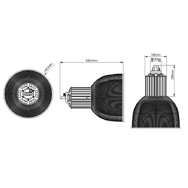 80w LED High Bay Light|Supermarket lights| PC led lamps| Lighting Fixtures