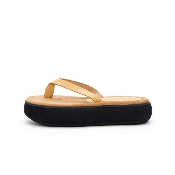 Customized BSCI Womens Thick Sole Slippers EVA Shoes With Rubber Bottoms