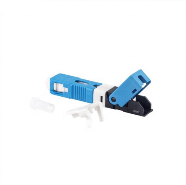 Sc/Upc Sc/Apc Sm Fiber Optic Quick Connector Ftth Singlemode Fiber Optic Fast Connector