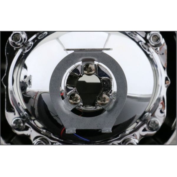 CH29  2.5inch Round Crystal angel eye Bixenon Car hid xenon projector kit