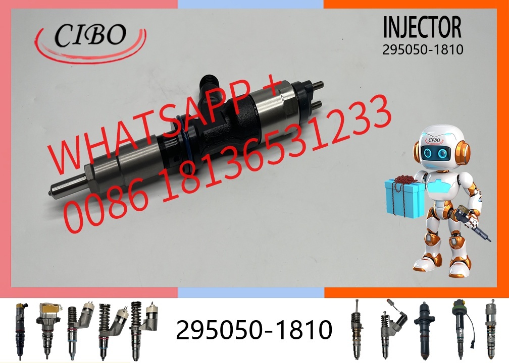 original 295050-1810 Common Rail Fuel Injector for  C4.4 Engine 320GC 315F 420F2 910M Excavator Diesel Injector 418-3229 392-1368 20R-2479 T413878 Spare Parts original new injector