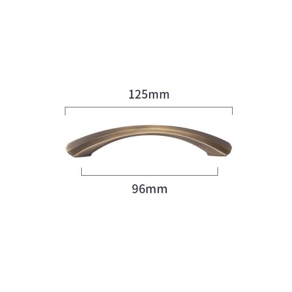 96mm 128mm Modern Brass Kitchen Cupboard Handles Hardware Mini Drawer Knob