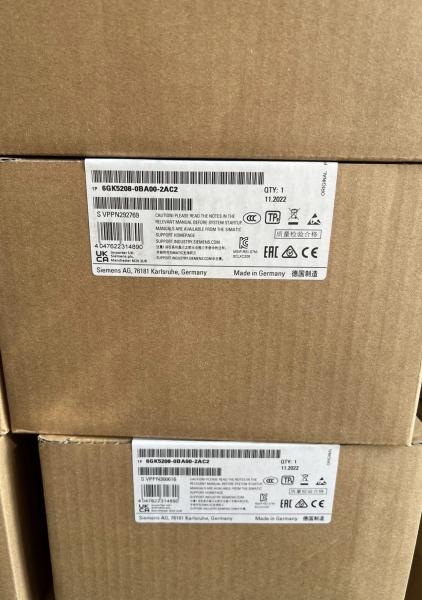 6GK5208-0BA00-2AC2 Siemens PLC SCALANCE XC208 2 IE Switches