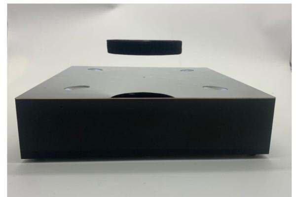 square base magnetic levitation bottom 1kg display stand for bottle shoes