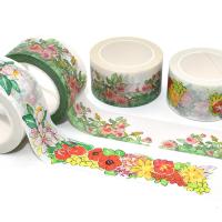 Fabricante impresso feito sob encomenda da fita de Washi da prata da decoração ou do esparadrapo da folha