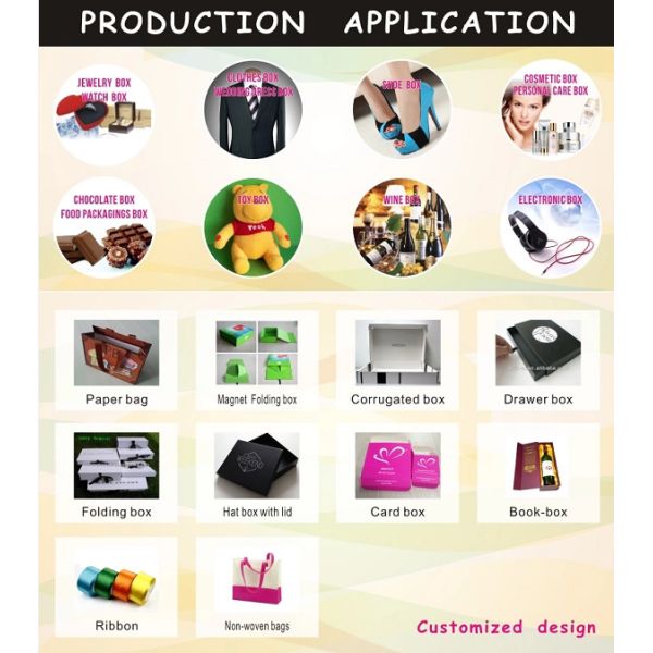 Corrugated Glossy Lamination Paper Gift Box , Black Printed Packaging Carton Box