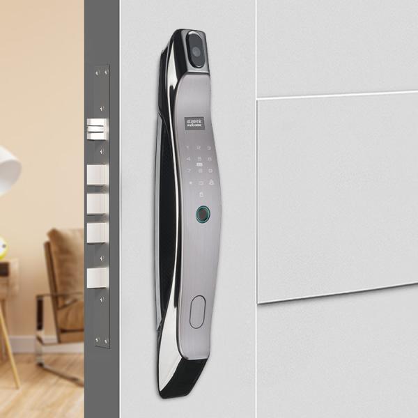 Electronic Biometric Smart Camera Door Lock Zinc Alloy Camera Front Door Lock