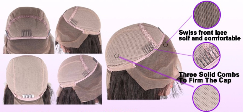 Wholesale Price 100% Human Hair Full Lace Wigs Natural Black 1b#