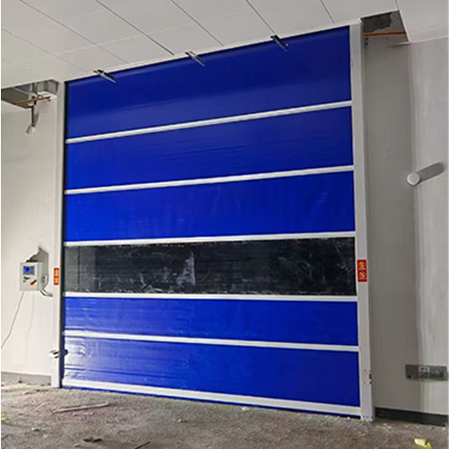 PVC Curtain Industrial High Speed Door Easy Clean For Food Processing Facilities