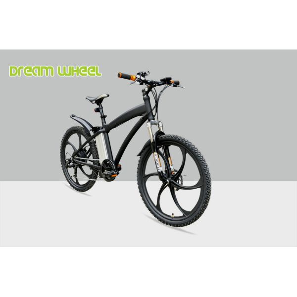 25km/H Electric Mountain Bicycle , Magnesium Alloy Electric Mountain Bikes For Men
