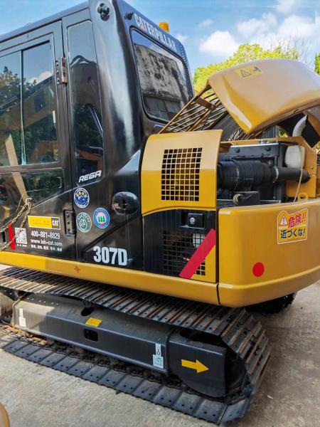 Excavatrice d'occasion CAT 307D, 90% neuve, peinture d'origine, moteur d'origine